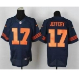 nike nfl jerseys chicago bears #17 jeffery blue[Elite][number orange]