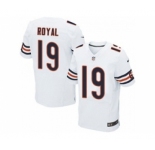 nike nfl jerseys chicago bears #19 eddie royal white[Elite][royal]