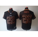 nike nfl jerseys chicago bears #22 matt forte black[Elite lights out]