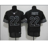 nike nfl jerseys chicago bears #22 matt forte black[Elite]