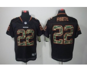 nike nfl jerseys chicago bears #22 matt forte black[camo fashion Elite]