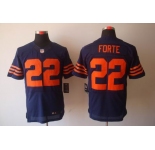 nike nfl jerseys chicago bears #22 matt forte blue[Elite orange number]