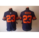 nike nfl jerseys chicago bears #23 hester blue[Elite orange number]