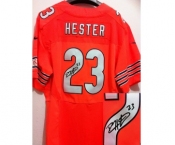 nike nfl jerseys chicago bears #23 hester orange[Elite signature]