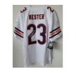 nike nfl jerseys chicago bears #23 hester white[Elite signature]