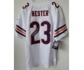 nike nfl jerseys chicago bears #23 hester white[Elite signature]