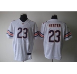 nike nfl jerseys chicago bears #23 hester white[elite]