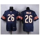 nike nfl jerseys chicago bears #26 antrel rolle blue[Elite][rolle]