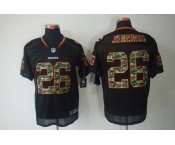 nike nfl jerseys chicago bears #26 jennings black[camo fashion Elite]
