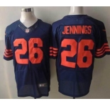 nike nfl jerseys chicago bears #26 tim jennings blue[Elite][number orange]