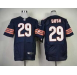 nike nfl jerseys chicago bears #29 bush blue[Elite]