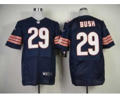 nike nfl jerseys chicago bears #29 bush blue[Elite]