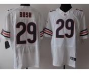 nike nfl jerseys chicago bears #29 bush white[Elite]