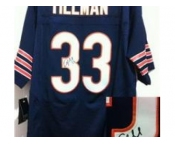 nike nfl jerseys chicago bears #33 charles tillman blue [ Elite signature]