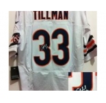 nike nfl jerseys chicago bears #33 charles tillman white [ Elite signature]