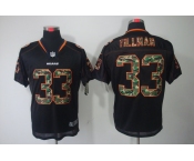 nike nfl jerseys chicago bears #33 tillman black[camo fashion Elite]