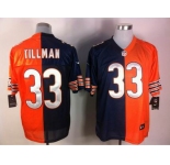 nike nfl jerseys chicago bears #33 tillman orange-blue[Elite split]