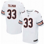 nike nfl jerseys chicago bears #33 tillman white[Elite]