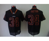 nike nfl jerseys chicago bears #34 payton black[Elite lights out]