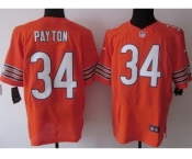 nike nfl jerseys chicago bears #34 payton orange[Elite]