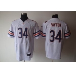 nike nfl jerseys chicago bears #34 payton white[elite]