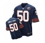 nike nfl jerseys chicago bears #50 Mike Singletary Throwback blue[Elite][Singletary]