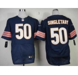 nike nfl jerseys chicago bears #50 singletary blue[Elite]