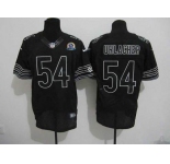 nike nfl jerseys chicago bears #54 urlacher black[Elite 50th Patch]