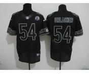 nike nfl jerseys chicago bears #54 urlacher black[Elite 50th Patch]