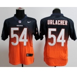 nike nfl jerseys chicago bears #54 urlacher blue-orange[Elite drift fashion][second version]