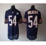 nike nfl jerseys chicago bears #54 urlacher blue[Elite 50th Patch]