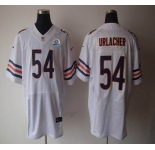 nike nfl jerseys chicago bears #54 urlacher white[Elite 50th Patch]