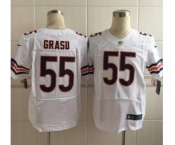 nike nfl jerseys chicago bears #55 grasu white[Elite][grasu]