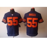 nike nfl jerseys chicago bears #55 lance briggs blue[Elite orange number]