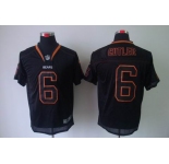 nike nfl jerseys chicago bears #6 cutler black[Elite lights out]