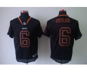 nike nfl jerseys chicago bears #6 cutler black[Elite lights out]