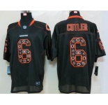 nike nfl jerseys chicago bears #6 cutler black[Elite united sideline]