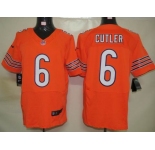nike nfl jerseys chicago bears #6 cutler orange[elite]
