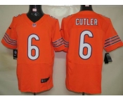 nike nfl jerseys chicago bears #6 cutler orange[elite]
