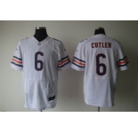 nike nfl jerseys chicago bears #6 cutler white[elite]