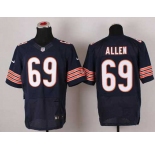 nike nfl jerseys chicago bears #69 allen blue[Elite]