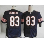 nike nfl jerseys chicago bears #83 bennett blue[Elite]