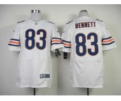 nike nfl jerseys chicago bears #83 bennett white[Elite]