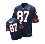 nike nfl jerseys chicago bears #87 Tom Waddle Throwback blue[Elite]