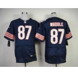 nike nfl jerseys chicago bears #87 waddle blue[Elite]