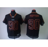 nike nfl jerseys chicago bears #90 julius peppers black[Elite lights out]