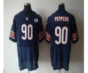 nike nfl jerseys chicago bears #90 peppers blue[Elite 50th Patch]