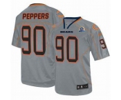 nike nfl jerseys chicago bears #90 peppers grey[Elite lights out 50th Patch]