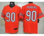 nike nfl jerseys chicago bears #90 peppers orange[elite]