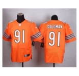 nike nfl jerseys chicago bears #91 eddie goldman orange[Elite]